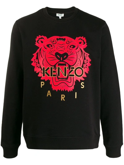 Kenzo Men's Tiger Graphic Sweatshirt In Black