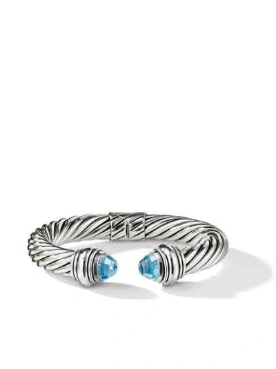 David Yurman Cable Classics Bracelet With Blue Topaz, 10mm