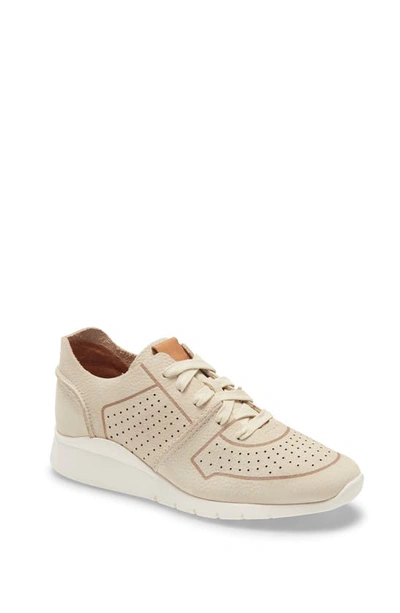 Gentle Souls By Kenneth Cole Raina Lite Sneaker In Off White Nubuck Leather