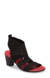 Arche Women's Farage Block-heel Sandals In Noir/ Lotus Nubuck