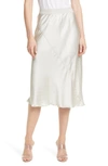 Atm Anthony Thomas Melillo Women's Silk A-line Skirt In Pearl