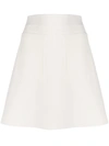 Sandro Elanna Knit Mini Skirt In White
