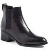 Rag & Bone Walker Leather Chelsea Boots, Black In Black Leather