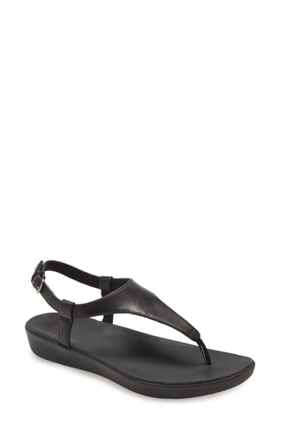 Fitflop Lainey Sandal In Black Leather