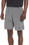 Nike Men's Flex Training Shorts In Black,heather,black