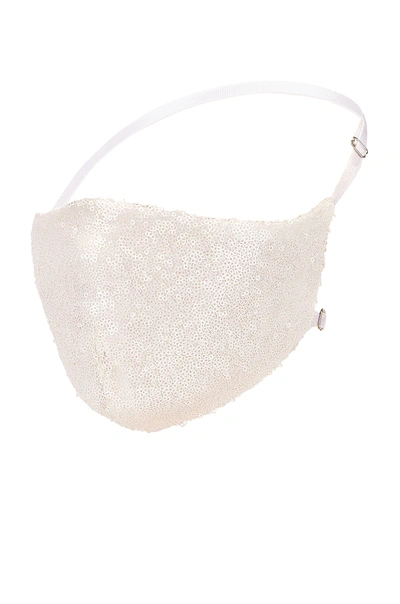 Onzie Disco Ball Face Mask In Ivory