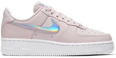 Pre-owned Nike Air Force 1 Low Pink Iridescent (women's) In Barely Rose/barely Rose-white