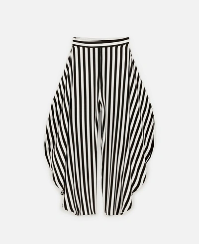 Stella Mccartney Black Alicia Stripes Trousers