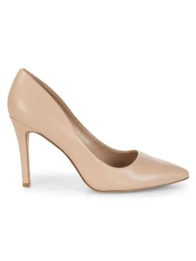 Saks Fifth Avenue Women's Cady Leather Pumps In Nude