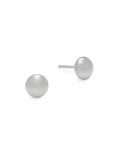 Saks Fifth Avenue 14k Flat Ball Stud Earrings