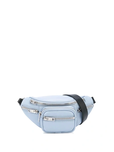 Alexander Wang Mini Leather Attica Cross-body Belt Bag In Blue