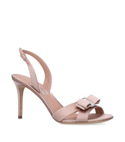 Ferragamo Suede Vara Bow Sandals 70