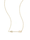 Saks Fifth Avenue 14k Yellow Gold Arrow Pendant Necklace