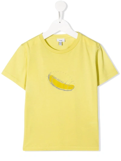 Knot Kids' Rugby T-shirt In Yellow