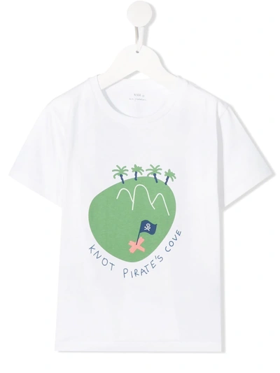 Knot Kids' Island T-shirt In White