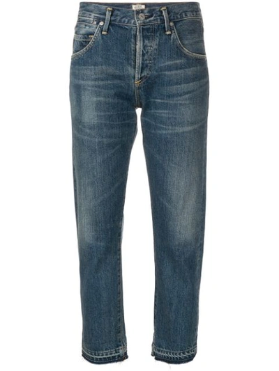 Citizens Of Humanity Emerson Low-rise Boyfriend Jeans In Blue