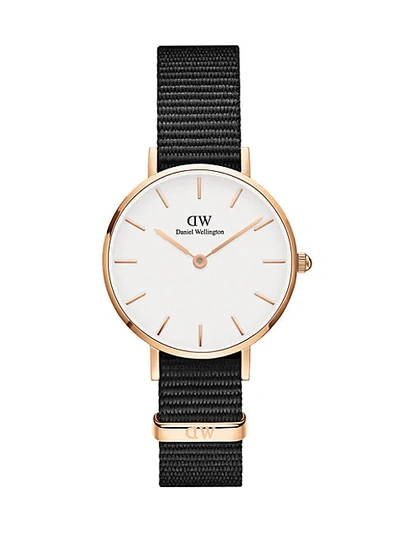 Daniel Wellington Petite Cornwall Stainless Steel & Textile-strap Watch