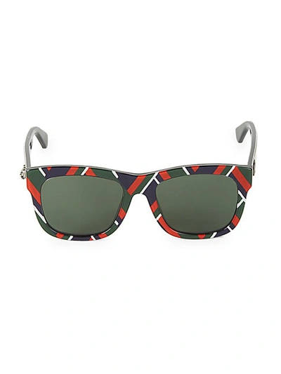 Gucci 54mm Square Sunglasses In Black Multi