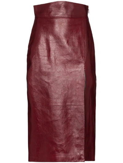 Gucci burgundy clearance skirt