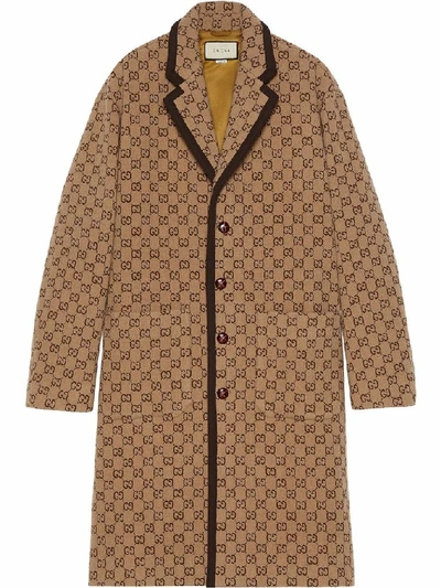 Gucci Men's Brown Wool Coat