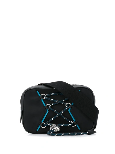 Givenchy Lace-up Belt Bag In Black