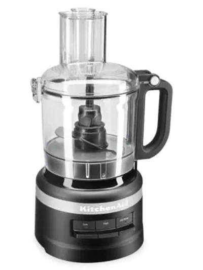Kitchenaid Easy Store 7-cup Food Processor In Black Matte