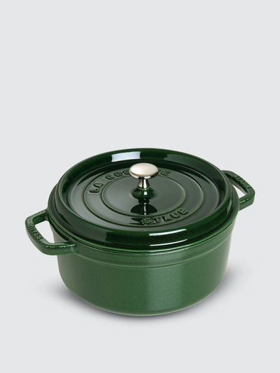 Staub Round Cocotte, 7 Quarts In Basil