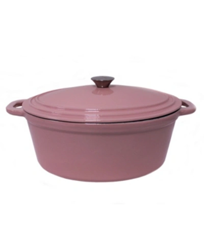 Berghoff Neo Pink 8 Qt. Oval Cast Iron Casserole