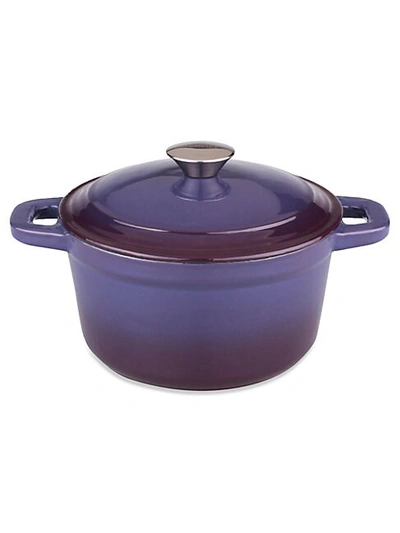 Berghoff Neo 7-quart Cast Iron Oval Covered Purple Casserole