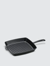 Staub Cast Iron 10" Square Grill Pan In Matte Black