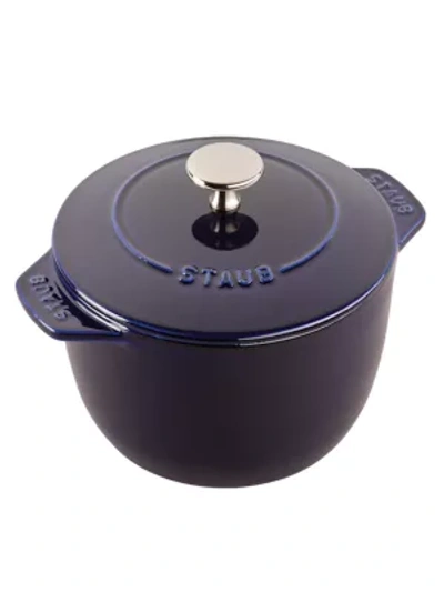 Staub Cast Iron 1.5-qt. Petite French Oven In Dark Blue