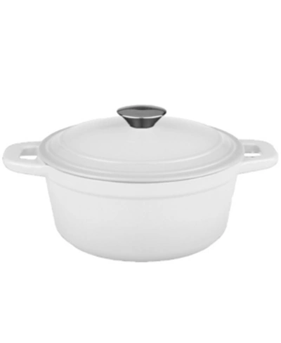 Berghoff Neo Collection Cast Iron 3-qt. Round Covered Dutch Oven In White