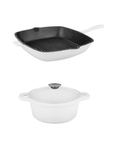 Berghoff Neo Collection Cast Iron 3-pc. Cookware Set In White