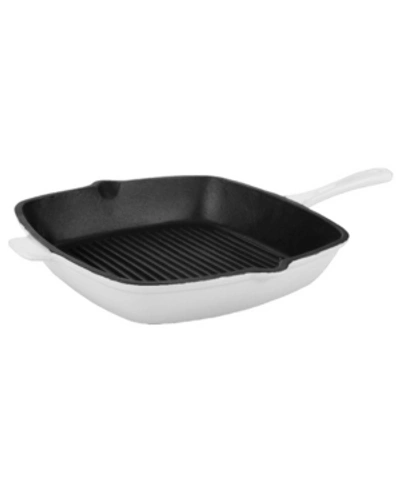 Berghoff Neo Collection Cast Iron 11" Square Grill Pan In White