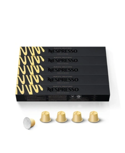 Nespresso Capsules Originalline, Vanilla Eclair, Mild Roast Espresso Coffee, 50-count Espresso Pods