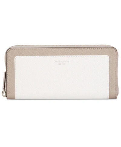 Kate Spade New York Margaux Slim Continental Wallet In True Taupe/gold