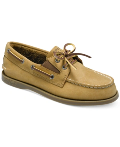 Sperry Kids' Big Boys A/o Gore Shoes From Finish Line In Sahara