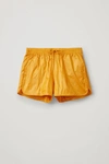 Cos Sporty Swim Shorts In Yellow