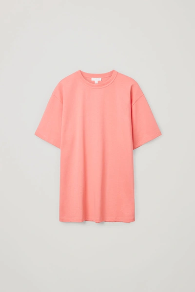 Cos Relaxed-fit T-shirt In Pink