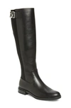 Calvin Klein Women's Ada Wide Calf Tall Boots Women's Shoes In Black Leather