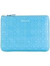 Comme Des Garçons Light Blue Leather Wallet