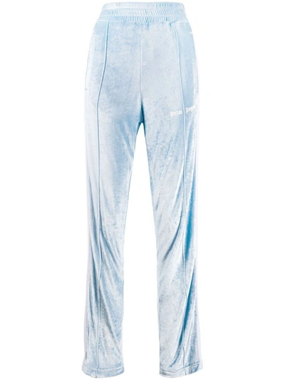 Palm Angels Women's Light Blue Polyester Joggers