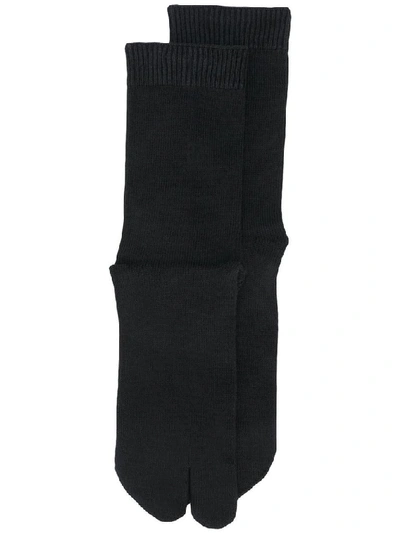 Maison Margiela Women's Black Cotton Socks