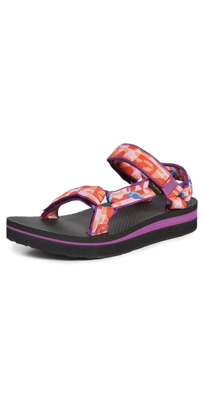 Teva Women's Midform Universal Sandals In Hummingbird Gloxinia Pink