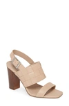 Charles By Charles David Maison Block Heel Sandal In Nude