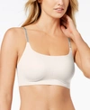 Calvin Klein Invisibles Comfort Lightly Lined Retro Bralette Qf4783 In Jet Grey