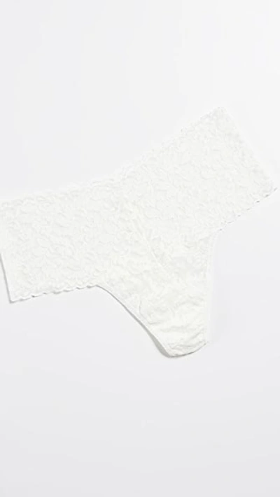 Hanky Panky American Beauty Original-rise Lace Thong In White