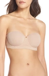 Natori Truly Smooth Lace-band Contour Bra 774070 In Cafe