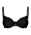 Calvin Klein Constant Racerback Demi Bra In 001 Black