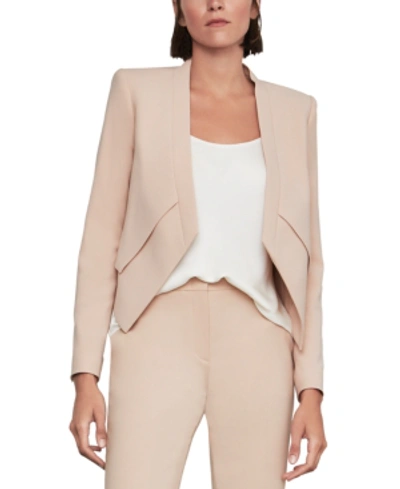Bcbgmaxazria Lloyd Asymmetrical Open-front Blazer In Bare Pink